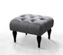 Atelier Del Sofa Puf Bohemio Floral - Gris